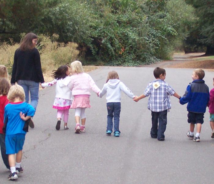Holding Hands Walk