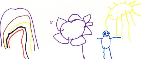 Rainbow Flower Sun